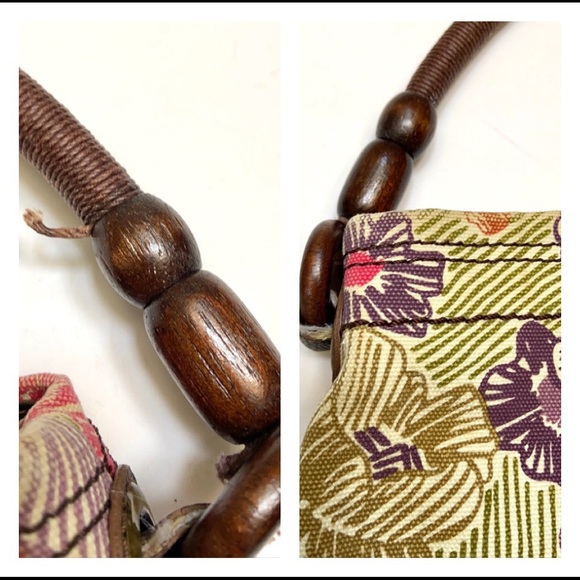 Fossil Floral Canvas Shoulder Bag - Picture 10 of 12